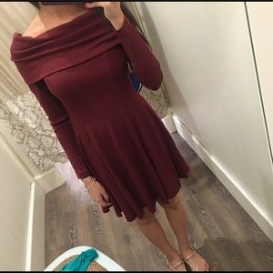 Off the shoulder dress